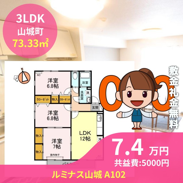 ルミナス山城 A102