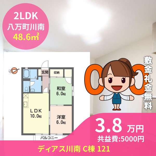 ディアス川南 C棟 121