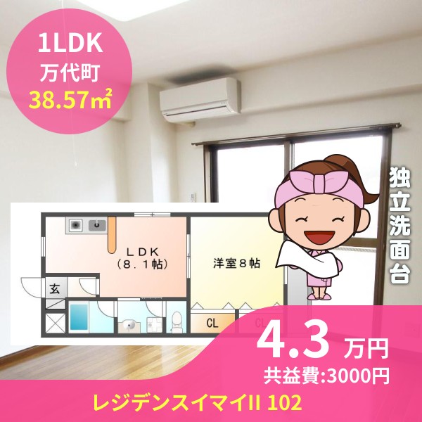 レジデンスイマイII 102