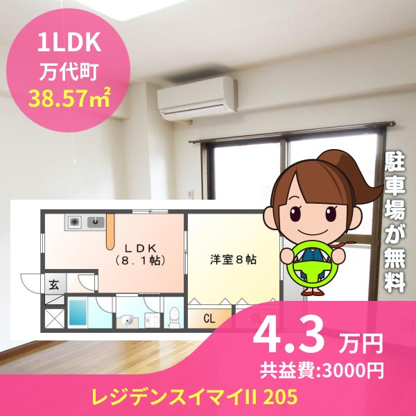 レジデンスイマイII 205