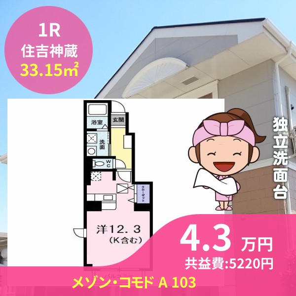 メゾン・コモド A 103