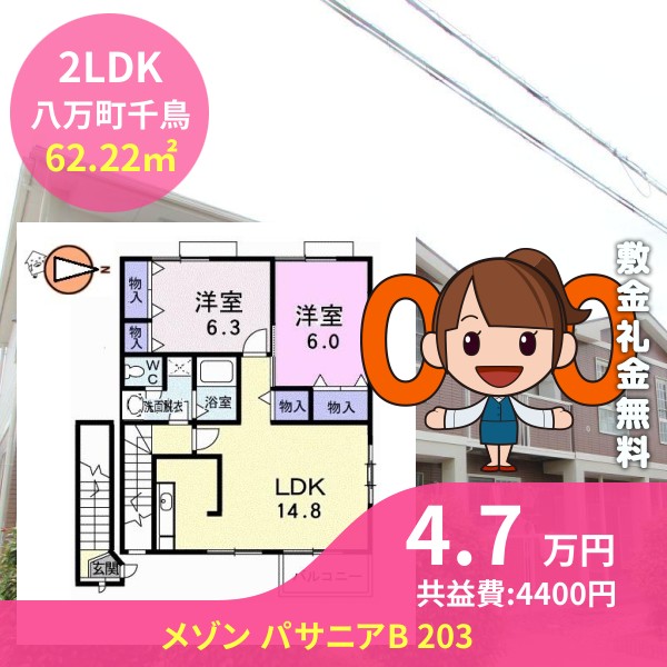 メゾン パサニアB 203