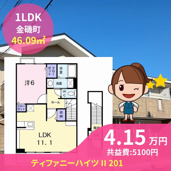 ティファニーハイツ II 201