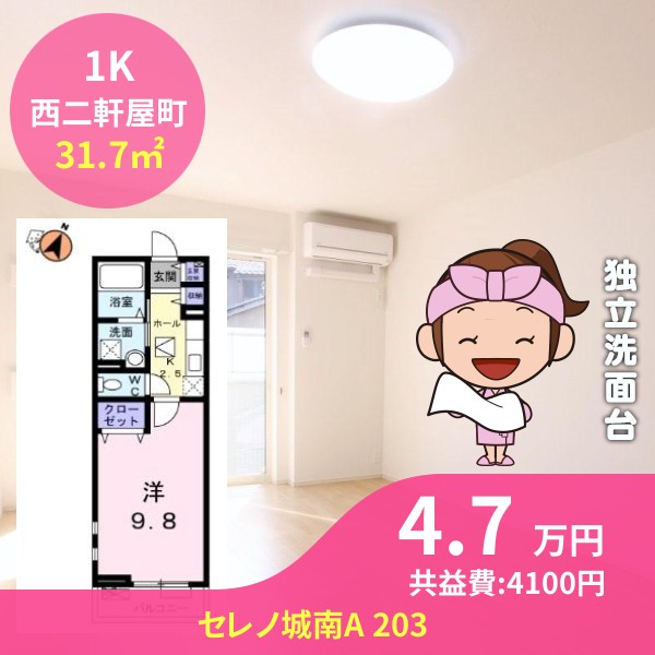 セレノ城南A 203