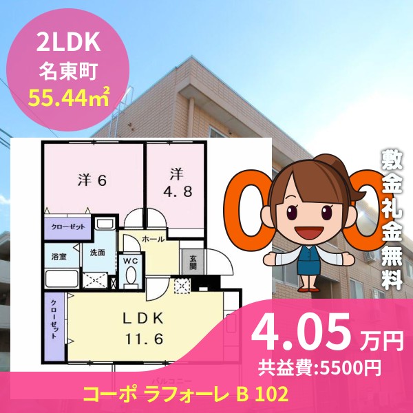 コーポ ラフォーレ B 102