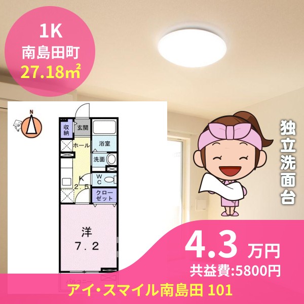 アイ・スマイル南島田 101