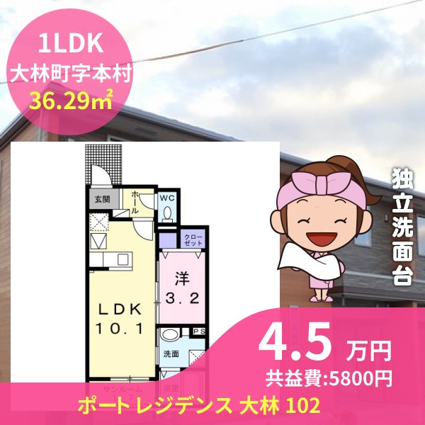 ポート レジデンス 大林 102