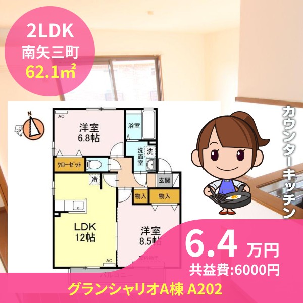 グランシャリオA棟 A202