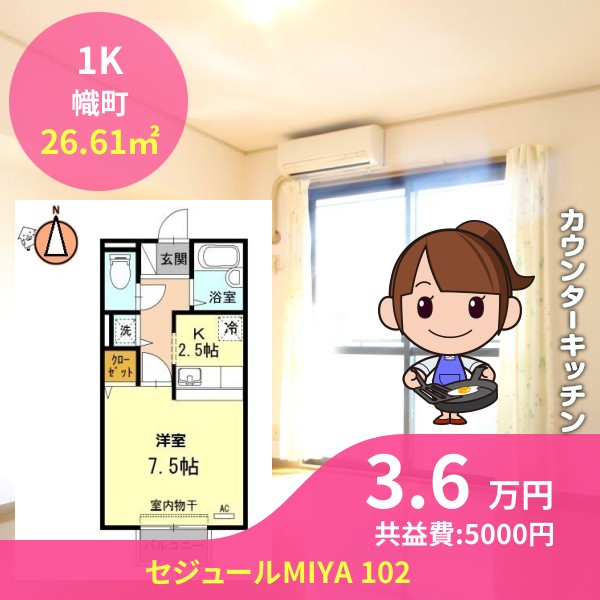 セジュールMIYA 102