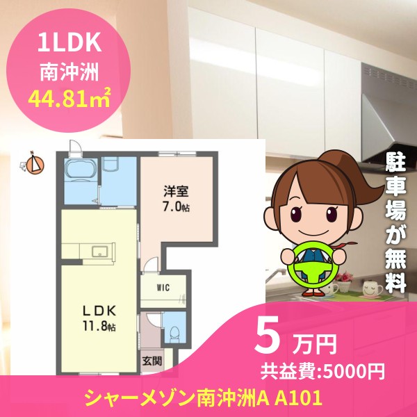 シャーメゾン南沖洲A A101