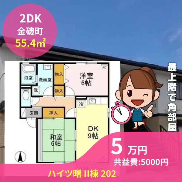 ハイツ曙 II棟 202