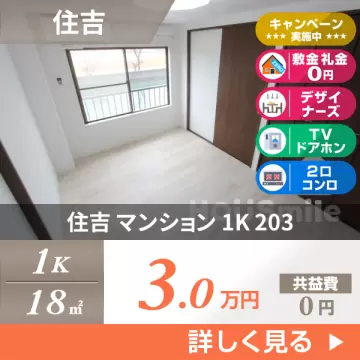 住吉 マンション 1K 203