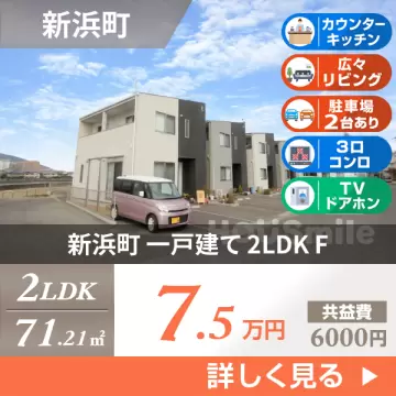 新浜町 一戸建て 2LDK F