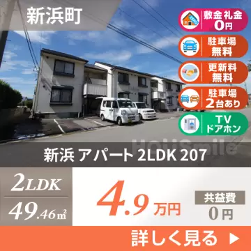 新浜 アパート 2LDK 207