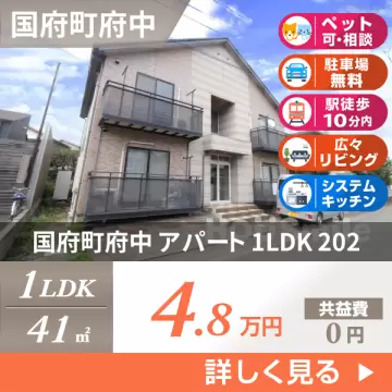 国府町府中 アパート 1LDK 202