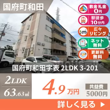 国府町和田字表 マンション 2LDK 3-201