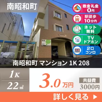 南昭和町 マンション 1K 208