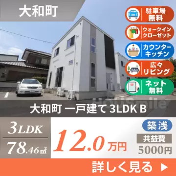 大和町 一戸建て 3LDK B