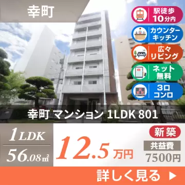 幸町 マンション 1LDK 801