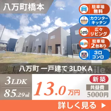 八万町 一戸建て 3LDK A