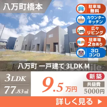 八万町 一戸建て 3LDK M