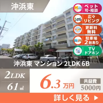 沖浜東 マンション 2LDK 6B