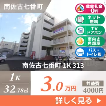 南佐古七番町 マンション 1K 313