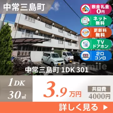 中常三島町 マンション 1DK 301