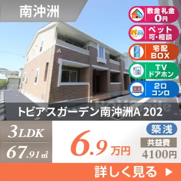 トビアスガーデン南沖洲A 202