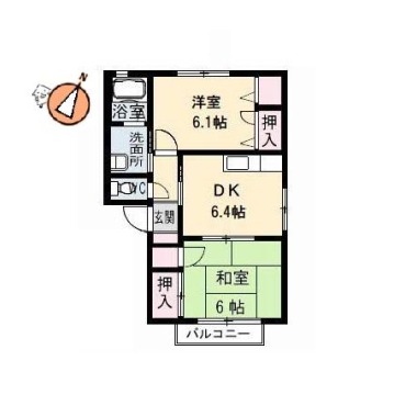 フォーレス ジャルダン 101の間取り図