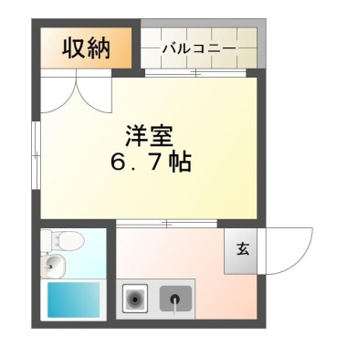 リーエ庄町 203の間取り図