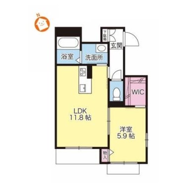 ベレオユトリア 203の間取り図