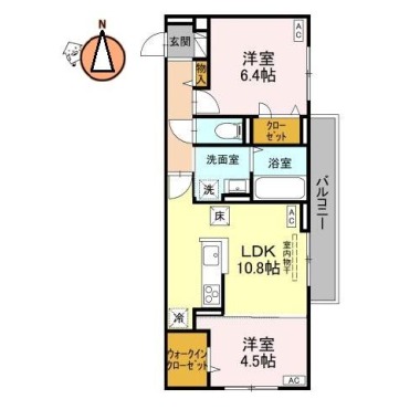 オリーヴァ 303の間取り図