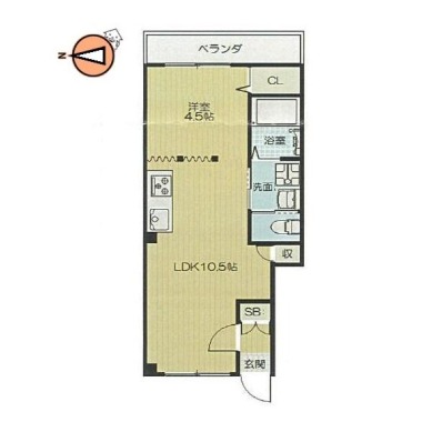 応神町応神産業団地 アパート 1R 103の間取り図