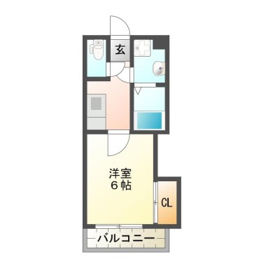 アトリエ蔵本 102の間取り図