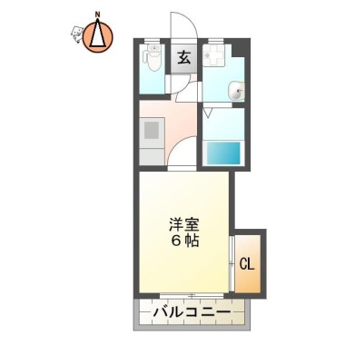 アトリエ蔵本 202の間取り図