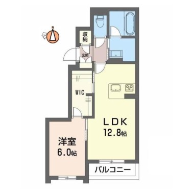 BEREO吉野本町 101の間取り図