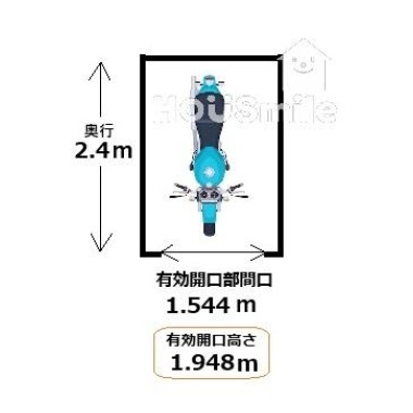 北佐古ガレージ B16の間取り図