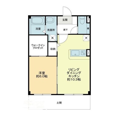 フォブールマドカ 106の間取り図