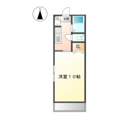 南昭和町 マンション 1K 202の間取り図