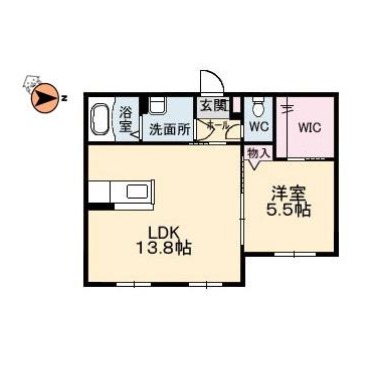 クラヴィエM 2 103の間取り図