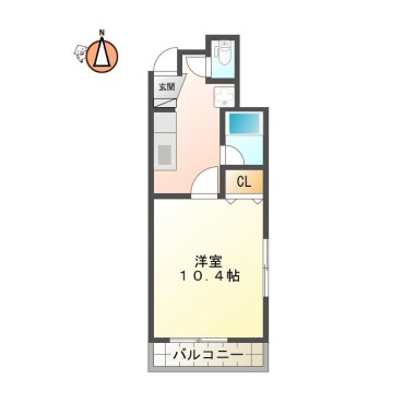 メゾン南昭和 308の間取り図