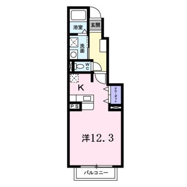 エスポワールA 103の間取り図