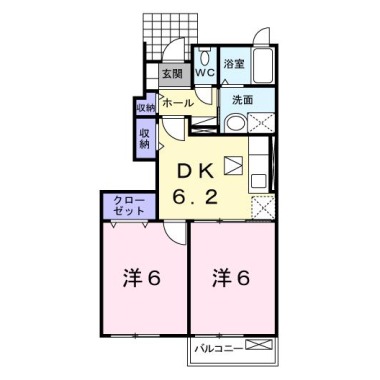 エスペランサ B 102の間取り図