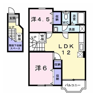 アウローラ I 202の間取り図