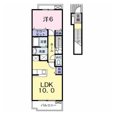 トレスアールヴォレ A 203の間取り図