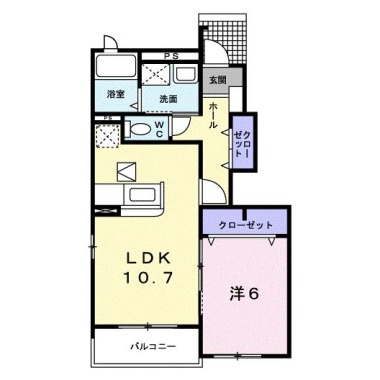 ハッピネスハウス A 103の間取り図