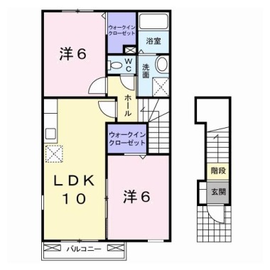 メゾン ド シュウ 201の間取り図