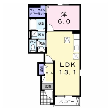 ルーナ 105の間取り図