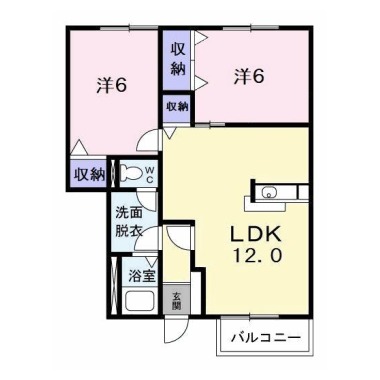 ラ フォーレ・ガーデン 105の間取り図